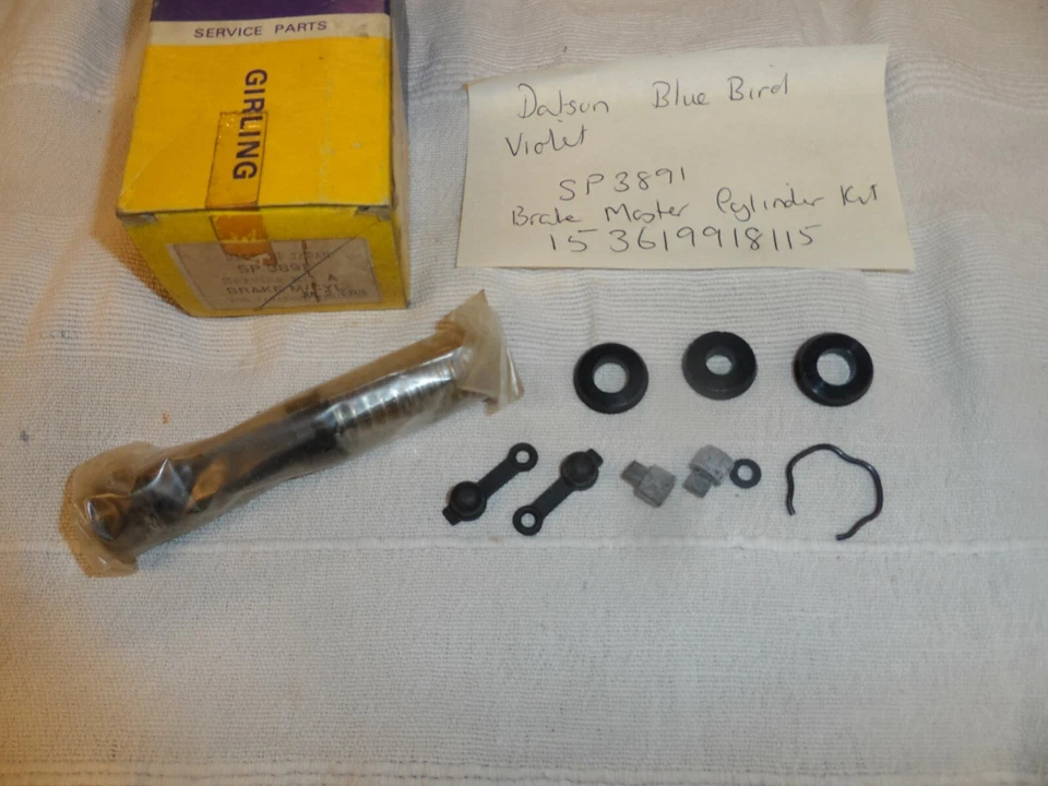KIT DE CILINDRO MAESTRO FRENO DATSUN BLUEBIRD VIOLETA SKYLINE 1600 B210  Foto 1 de 1