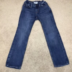 Abercrombie Kids Girls’ Medium Wash Denim Skinny Adjustable Waist Jeans Sz 7/8 - Picture 1 of 10