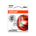 2x Fits Nissan Qashqai J10 Genuine Osram Original Number Plate Lamp Light Bulbs