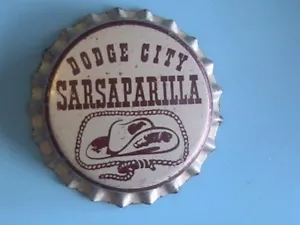 FLASCHENVERSCHLUSS KORK UNBENUTZT DODGE CITY SARSAPARILLA SAUGATUCK MICH CCC - Bild 1 von 3