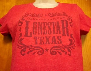 TEXAS PRIDE juniors lrg T shirt Lone Star State sexy tee NWT tag Genuine Article - Picture 1 of 3