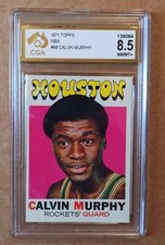 Calvin Murphy Topps 1971/72 - NBA Card #58 - CGA 8.5 NM/MINT+  not PSA