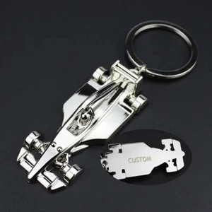 Schlüsselanhänger personalisiert Rennwagen Formel 1 individuell Speed Dad Geschenk Key Ring - Bild 1 von 5