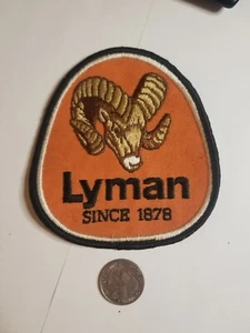 Vintage/Classic Patch Lyman Since 1878, W/ a Ram Head - Picture 1 of 2
