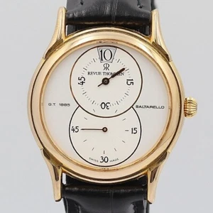 REVUE THOMMEN Jumping Hour 5222001 White Dial Mens Watch good condition - Picture 1 of 4