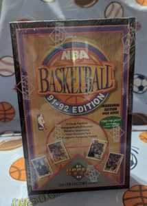 1991-92 Fleer Basketball High Series Inaugural Edition Hobby Box With 5 X 7 Card - Picture 1 of 3