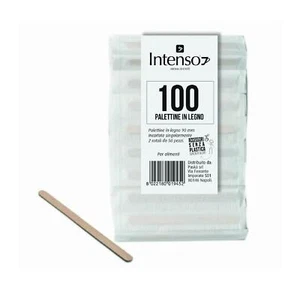 100 PALETTINE CAFFE' BASTONCINI IN LEGNO INTENSO CAFFE INCARTATI SINGOLARMENTE - Imagen 1 de 1