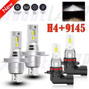 For Toyota Sequoia 2001-2007 -4x Combo 8000K LED Headlight Bulb + Fog Light Kit - Picture 1 of 16