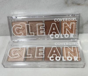 Set Of 2-COVERGIRL Clean Fresh Clean Color Eye Shadow, 212 Shimmering Beige. - Picture 1 of 3