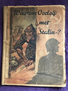 Plaquette en flamand de propagande anti judéo-bolchevique 1942 rare - Imagen 1 de 16