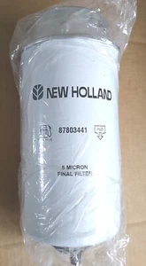 Genuine New Holland Fuel Filter 87803441 OEM Part 5 Micron Final Filter NIP - Picture 1 of 16