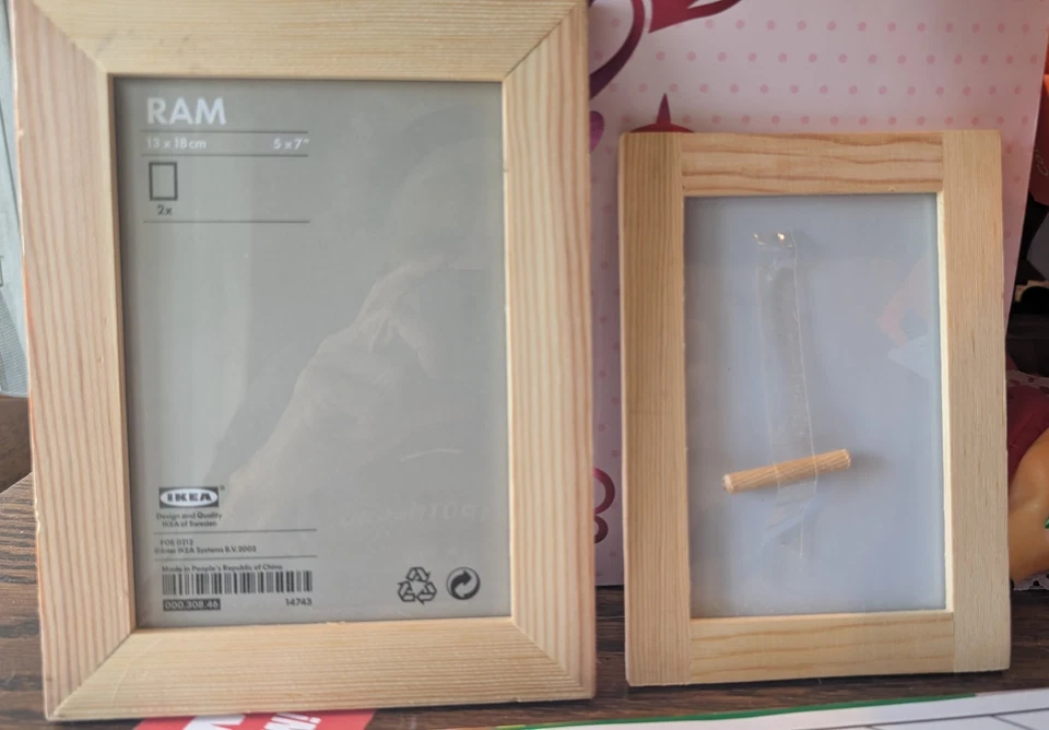 Wooden Picture Frames 5 X 7 & 4 X 6 - Image 1 of 1