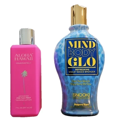 Snooki Mente Cuerpo Glo Cama Bronceadora Loción Superior Interior Bronceador GRATIS PRE BRONCEADO Foto 1 de 4