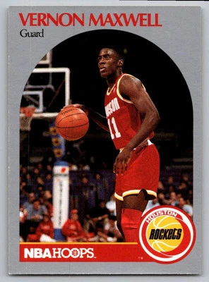 1990-91 Hoops Vernon Maxwell Houston Rockets #126 - Image 1 of 2
