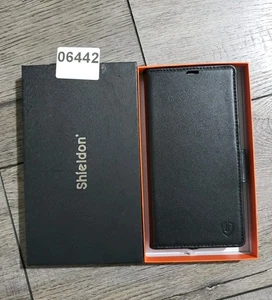 SHIELDON Wallet Case für Galaxy S25 Ultra 6,9", Echtleder - Bild 1 von 7