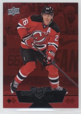 2012-13 Upper Deck Black Diamond Single Diamond Ruby /100 Patrik Elias #96 - Image 1 of 2