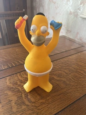Vintage 1998 Official The Simpsons Homer Simpson Bubble Bath Empty Bottle - Bild 1 von 4