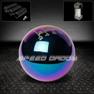 NRG UNIVERSAL JDM RACING MANUAL 6-SPEED MT BALL STICK SHIFT KNOB IRIDIUM PURPLE - Picture 1 of 1