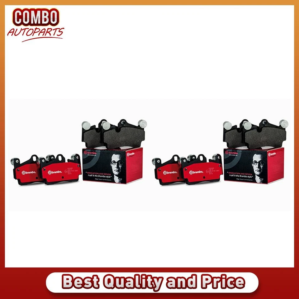 Juego de pastillas de freno de disco delanteras traseras para Fiat 500L 2014-2018 Foto 1 de 3