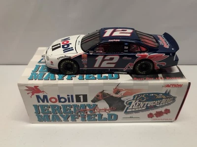 Jeremy Mayfield #12 Mobil 125th Kentucky Derby 1:24 Scale BANK 1999 Action NIB - Image 1 of 4