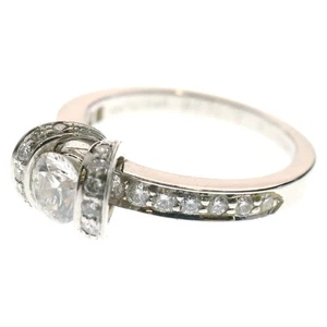 Tiffany��Co. Band Solitär Ring Pt950 Silber 5 - Bild 1 von 6