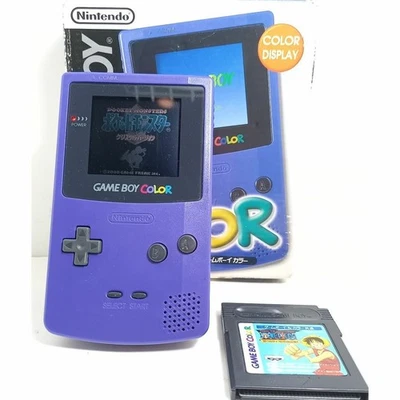 Game Boy Color roxo CGB-S-PUA caixa inclui software - Imagem 1 de 4