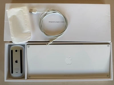 Apple A1644/A1657 Magic Keyboard 2 & Magic Mouse 2 Wireless Bluetooth Mac Combo - Image 1 of 4