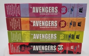 The Avengers '64 Set 2, '65 Set 1, '66 Set 1 & 2 DVD Bundle Diana Rigg - Picture 1 of 12