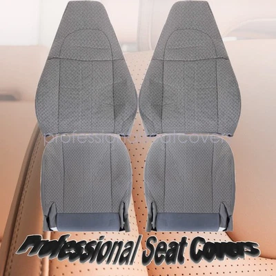 Cubierta de asiento de tela para conductor y pasajero camioneta de trabajo Chevy Express GMC Savana 03-14 Foto 1 de 4