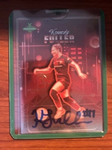 Kennedy Fuller 2024 Parkside NWSL RETRO SIGNATURE SERIES AUTO RED SSP Rookie /10 - Picture 1 of 2