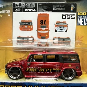 2004 Jada Dub City 2003 Hummer H2 Fire Dept. - Picture 1 of 9