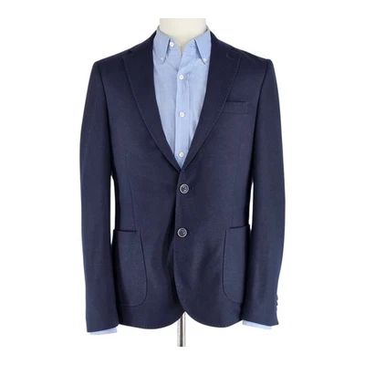 Johnnie-O Hoffman Blazer мужчин 40R темно-синий эластичной нейлона работы путешествий офиса Рекомендуемая розничная цена производителя $298 - Изображение 1 из 4