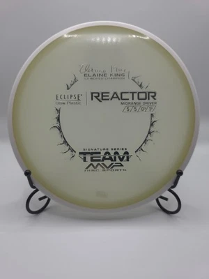 MVP Eclipse Glow Reactor Elaine King 177g – Team MVP Signature Midrange Disc Gol - Image 1 of 2