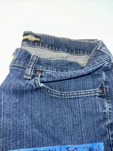 Lee Regular Fit Straight Leg Jeans Men's 36x30 Blue Denim distressed - Picture 1 of 7
