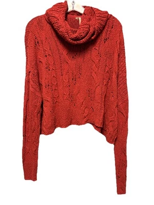 Suéter Free People Shades of Dawn oxidado talla M suéter corto de gran tamaño precio de venta sugerido por el fabricante 128 USD Foto 1 de 4