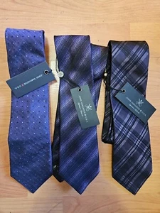 LOT OF JOHN VARVATOS MULTI COLOR MEN'S TIE Length 59" New - Picture 1 of 7