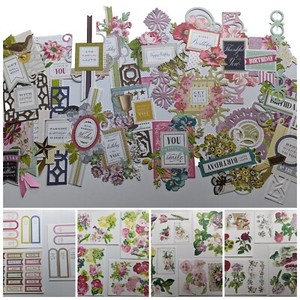 Anna Griffin Card Making Embellishments Bundle - over 100 Items