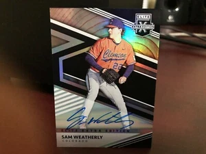 2020 Panini Elite Extra Edition Baseball Sam Weatherly Auto  Card #81 - Picture 1 of 2