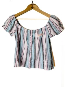 ROXY x Barbie Forever 21 Midnight Magic Girls Top Size 13/14 - Picture 1 of 3