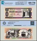 Guyana 20 Dollars, 1996, P-30f.1, UNC, Authenticated Banknote