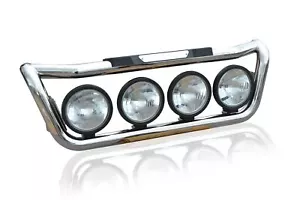 Grill Bar D To Fit Mercedes Actros MP3 Polished Stainless Steel Front Accessory - Picture 1 of 12