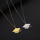 Doctor's Hat Stainless Steel Pendant Necklace Gold Steel Color For Women Girls
