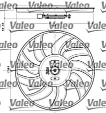 VALEO engine cooling fan for Audi A4 allroad avant A5 sportback Q5 8K0959455K