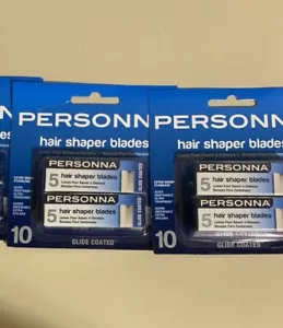 2 Personna Hair Shaper Blades 10 each 20 BLADES - Picture 1 of 1