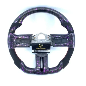 For Ford Mustang 2010-2014 Shelby GT500 Real carbon fiber steering wheel - Picture 1 of 9