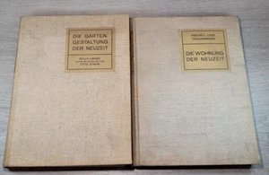 Arts Crafts Apartment Modern Age 1908 Modern Garden Design 1909 In German - Picture 1 of 24