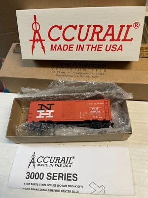 Accurail 3530 HO Scale New Haven AAR 40' Steel Boxcar NH #36574 MIB - Image 1 of 4