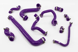 Silicone Coolant Radiator Hoses fits MINI One/Cooper R50 R52 Non-AC 00-03 Purple - Picture 1 of 4