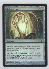 2010 Magic: The Gathering - Scars of Mirrodin Foil Golden Urn #158 0a1