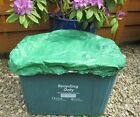 Green Waterproof Recycling Box/Bin Cover x3 FREE POST